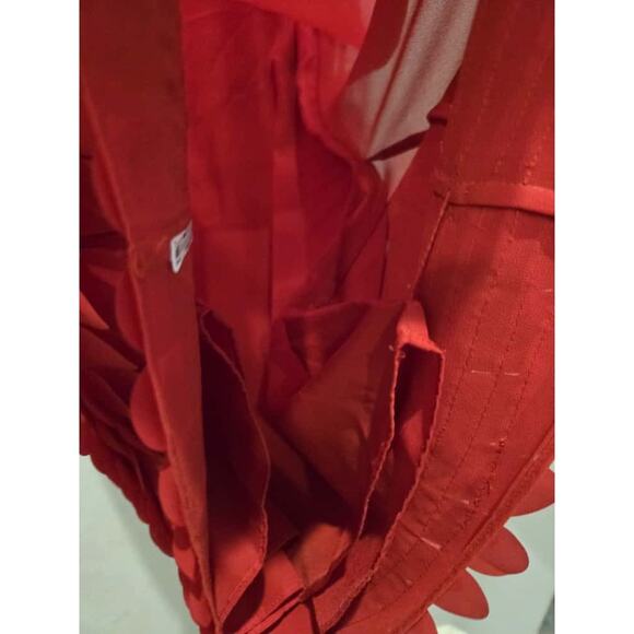 Ted Baker Glana Women's Red Cap Sleeve Circle Hem Mini Dress Size 2 - Picture 3 of 9